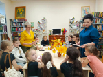 Огаревская сельская библиотека. Игровая программа «Осенние забавы».